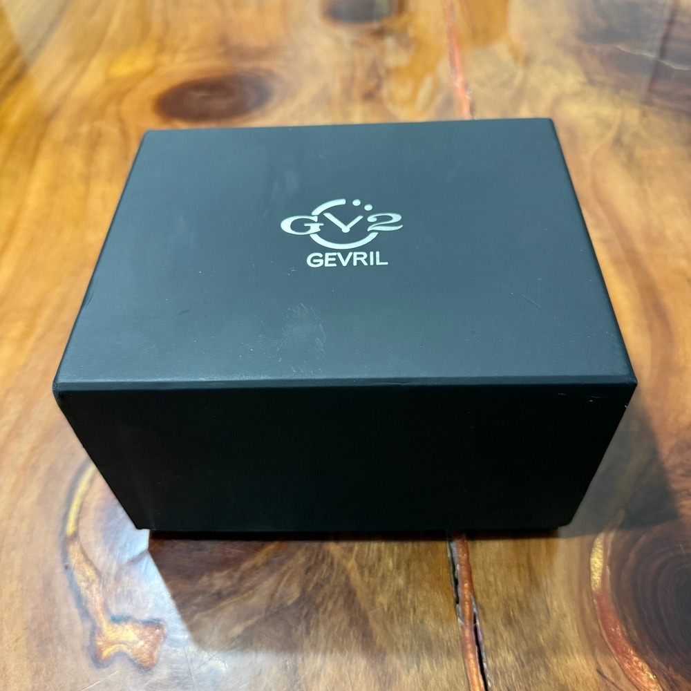 Empty Gevril Watch Box Black ONLY